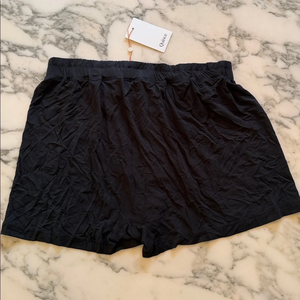 NWT Quince Men's Micromodal Stretch Boxer Brief Black Sz L (3 Pack)